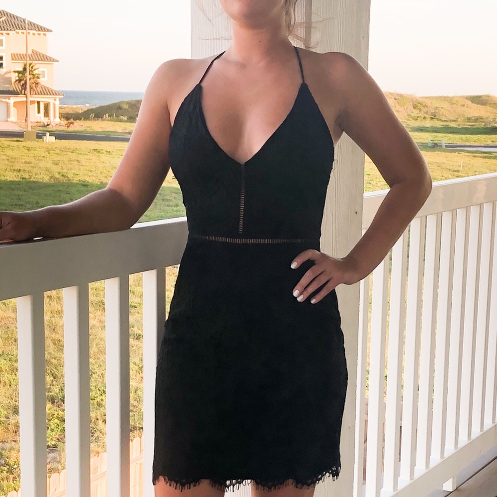 Sexy Black Lace Dress